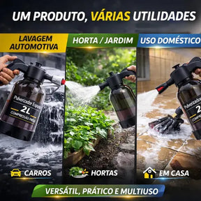 Snow Foam Pulverizador Manual 2L para Lavagem Automotiva - Well Tools®