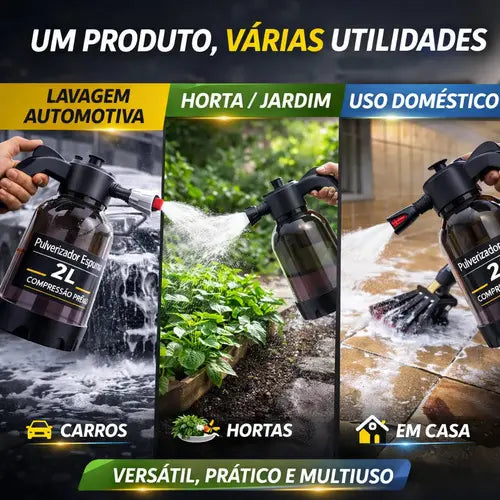 Snow Foam Pulverizador Manual 2L para Lavagem Automotiva - Well Tools®