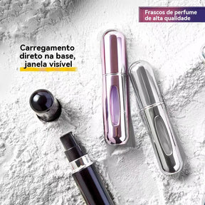 Kit Frascos Recarregáveis para Perfume 5ml Spray Antivazamento - Well Tools®