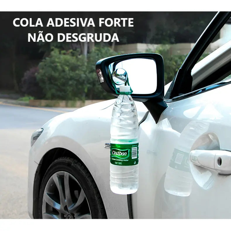 Par de Espelhos Convexos 5cm para Retrovisor Carro e Moto – Auxiliar para Ponto Cego - Well Tools®