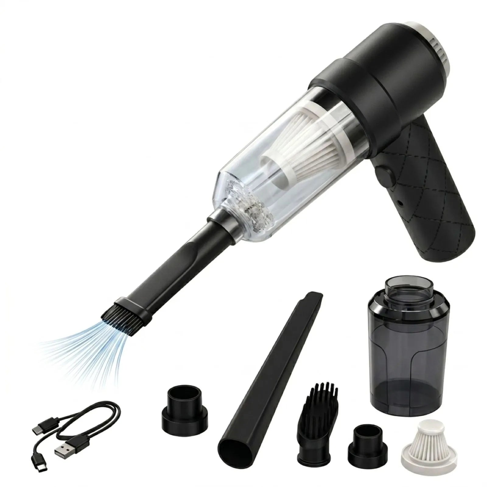 MINI ASPIRADOR DE PÓ PORTÁTIL USB 3 EM 1 - WELL TOOLS®