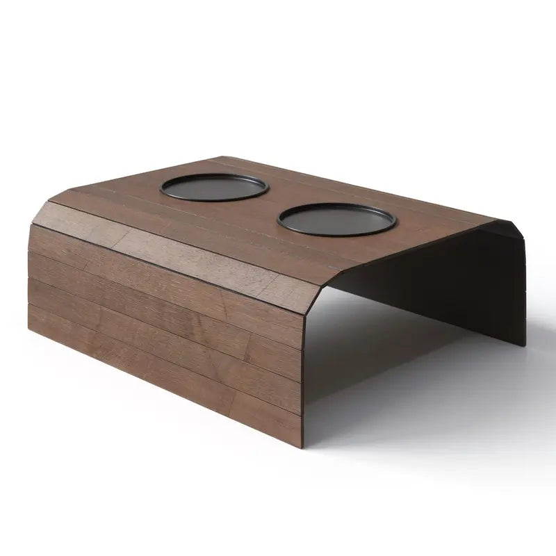 Kit 2 Esteiras para Braço de Sofá com Suporte para Copos e Apoio Lateral – Well Tools®