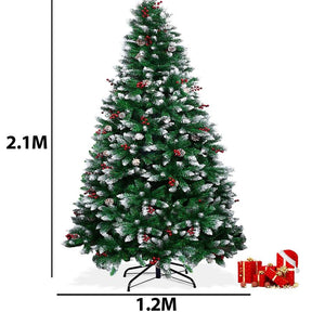 Árvore de Natal Luxo de Cedro 2,10m com 1200 Galhos – Well Tools®