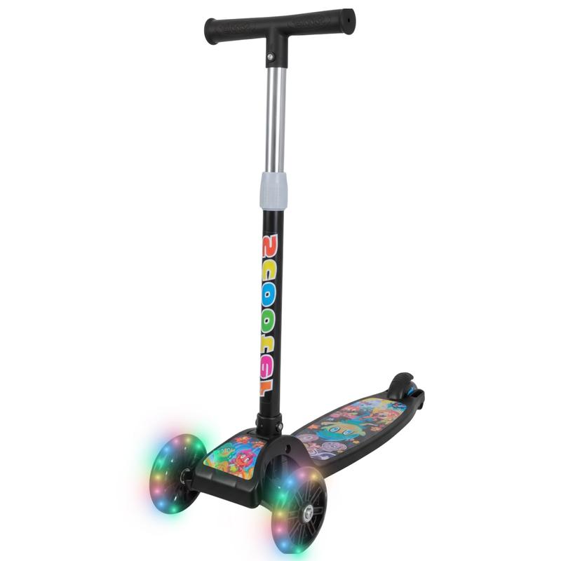 Patinete Infantil 3 Rodas com LED, Dobrável e Ajustável para Meninos e Meninas – Well Tools®