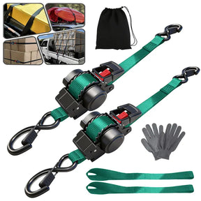 Cinta com Catraca Automática Retrátil 3,6m com Ganchos em S – Well Tools®