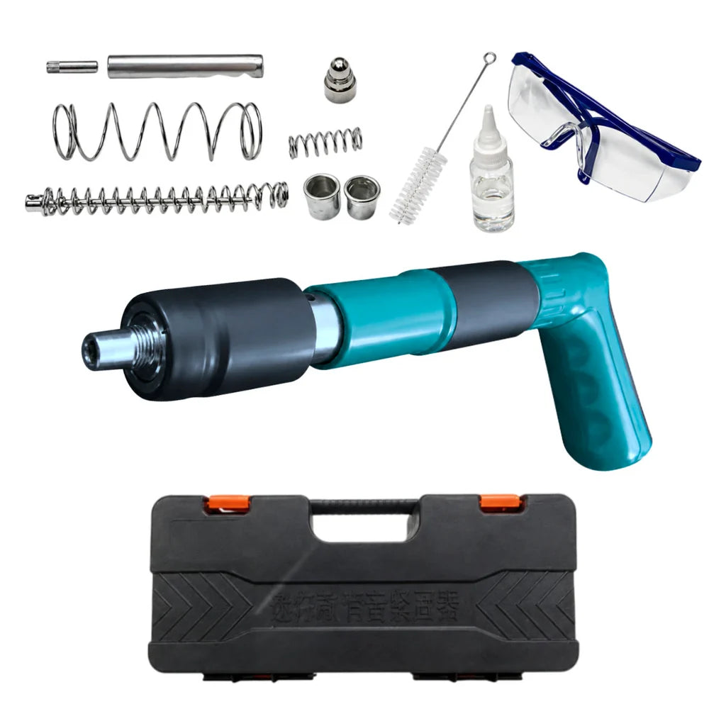 Kit Fixadora Finca Pino Pistola Profissional Ação + 30 pinos - Well Tools®