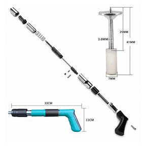 Kit Fixadora Finca Pino Pistola Profissional Ação + 30 pinos - Well Tools®