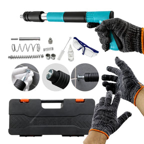 Kit Fixadora Finca Pino Pistola Profissional Ação + 30 pinos - Well Tools®