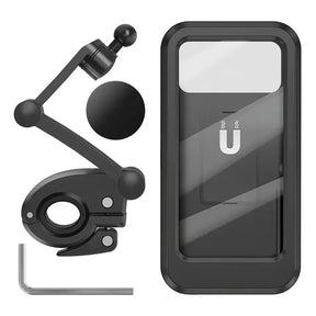 Suporte para Celular de Moto e Bike 6,6" com Trava, Articulado 360° e à Prova d'Água – Well Tools®