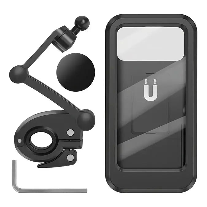Suporte para Celular de Moto e Bike 6,6" com Trava, Articulado 360° e à Prova d'Água – Well Tools®