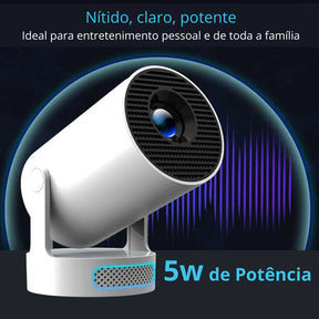 MINI PROJETOR PORTÁTIL 4K - WELL TOOLS®
