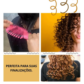 Escova Onda Finalizadora Definição de Cachos - Well Tools®