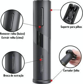 Abridor de Vinho WELL TOOLS® - Super Prático