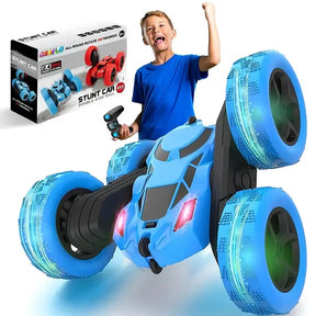 Carro de Controle Remoto Acrobático 360° com Manobras e Alta Diversão Infantil – Well Tools®