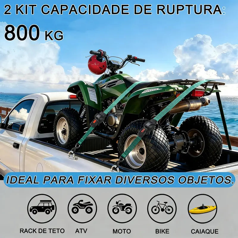 Cinta com Catraca Automática Retrátil 3,6m com Ganchos em S – Well Tools®