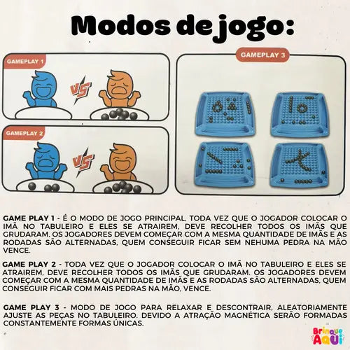 Jogo de Xadrez Magnético com Tabuleiro – Brinquedo Educativo para Toda a Família – Well Tools®