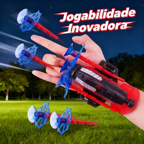 Luva de Super-Herói com Lançador de Teia Infantil - Well Tools®