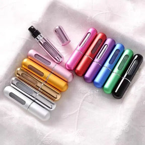 Kit Frascos Recarregáveis para Perfume 5ml Spray Antivazamento - Well Tools®
