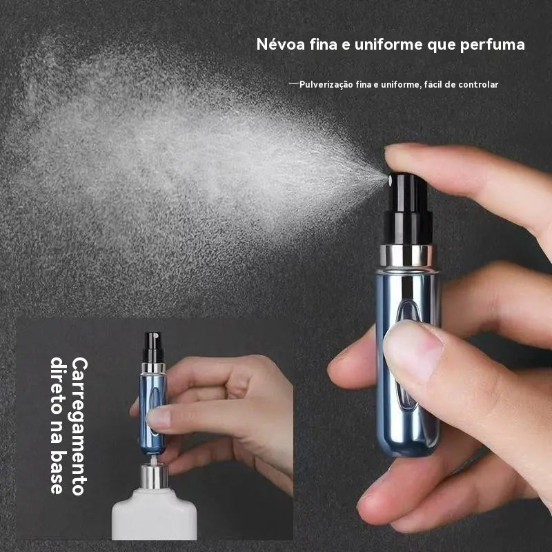 Kit Frascos Recarregáveis para Perfume 5ml Spray Antivazamento - Well Tools®
