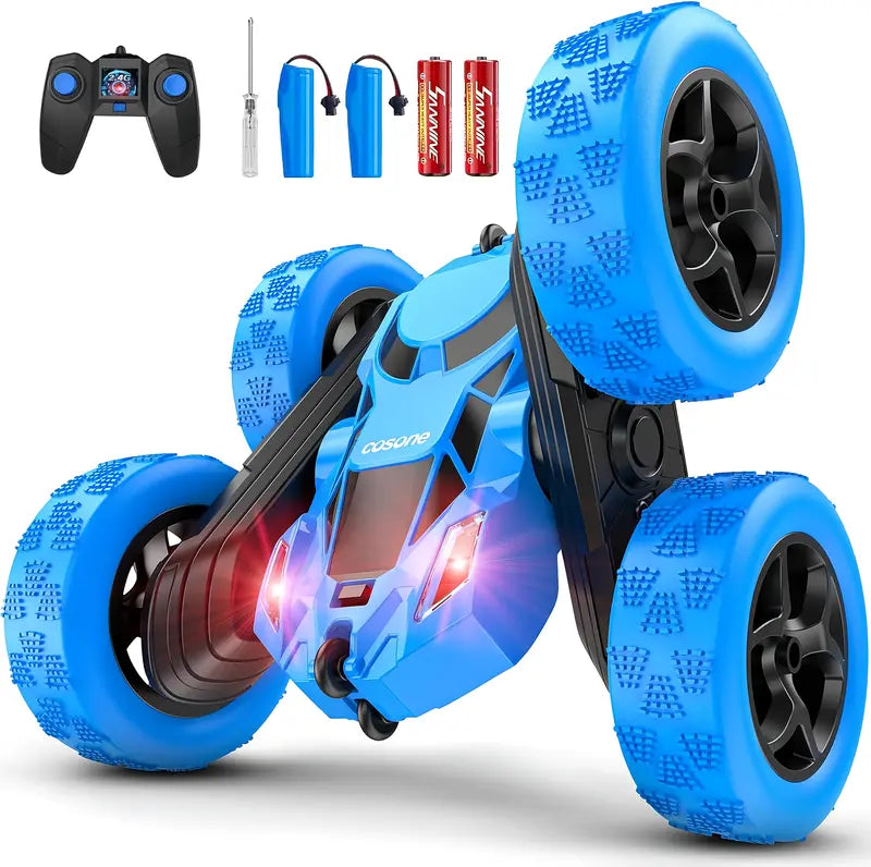 Carro de Controle Remoto Acrobático 360° com Manobras e Alta Diversão Infantil – Well Tools®