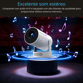 MINI PROJETOR PORTÁTIL 4K - WELL TOOLS®