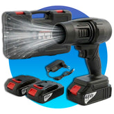 Soprador De Folhas Portátil Turbo 48v 800w Sem Fio + 2 Baterias E Maleta Limpeza - Marca Well Tools