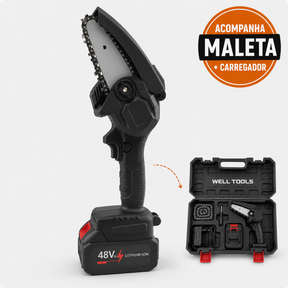 Mini Motosserra Elétrica a Bateria 48V – Well Tools®