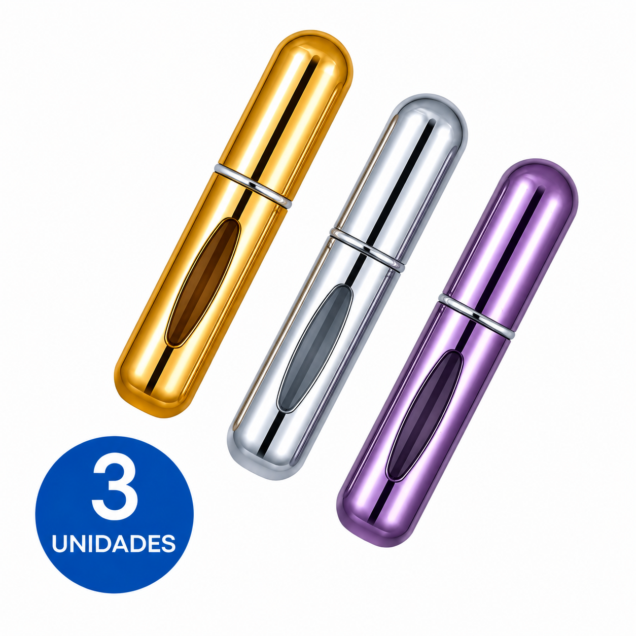 Kit Frascos Recarregáveis para Perfume 5ml Spray Antivazamento - Well Tools®