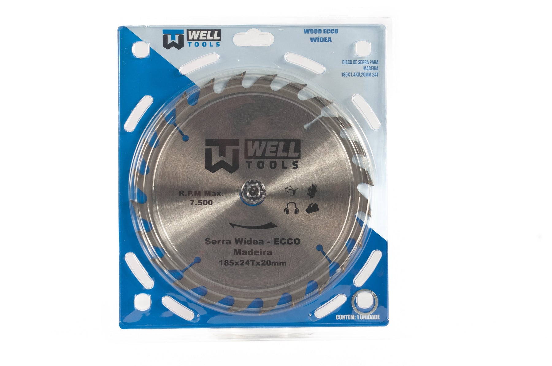 SERRA DE WIDEA PARA MADEIRA 185X24TX20mm LINHA ECCO