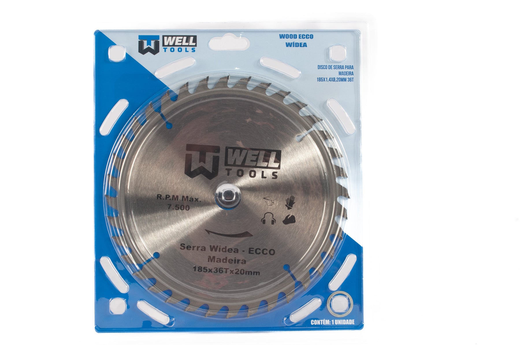 SERRA DE WIDEA PARA MADEIRA 185X36TX20mm LINHA ECCO