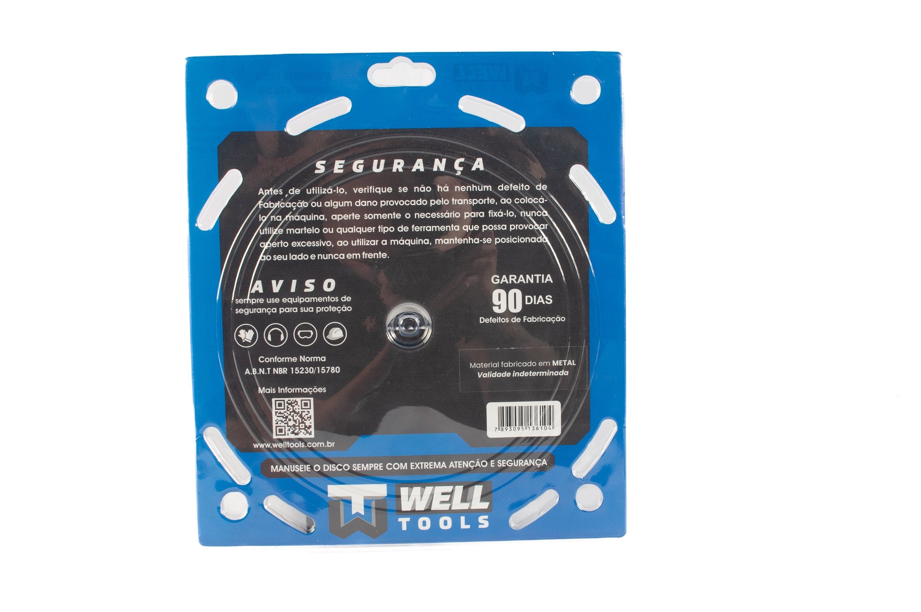 DISCO DE CORTE DIAMANTADO SEGMENTADO 180X10X22,23mm LINHA ECCO PARA CONCRETO E ALVENARIA