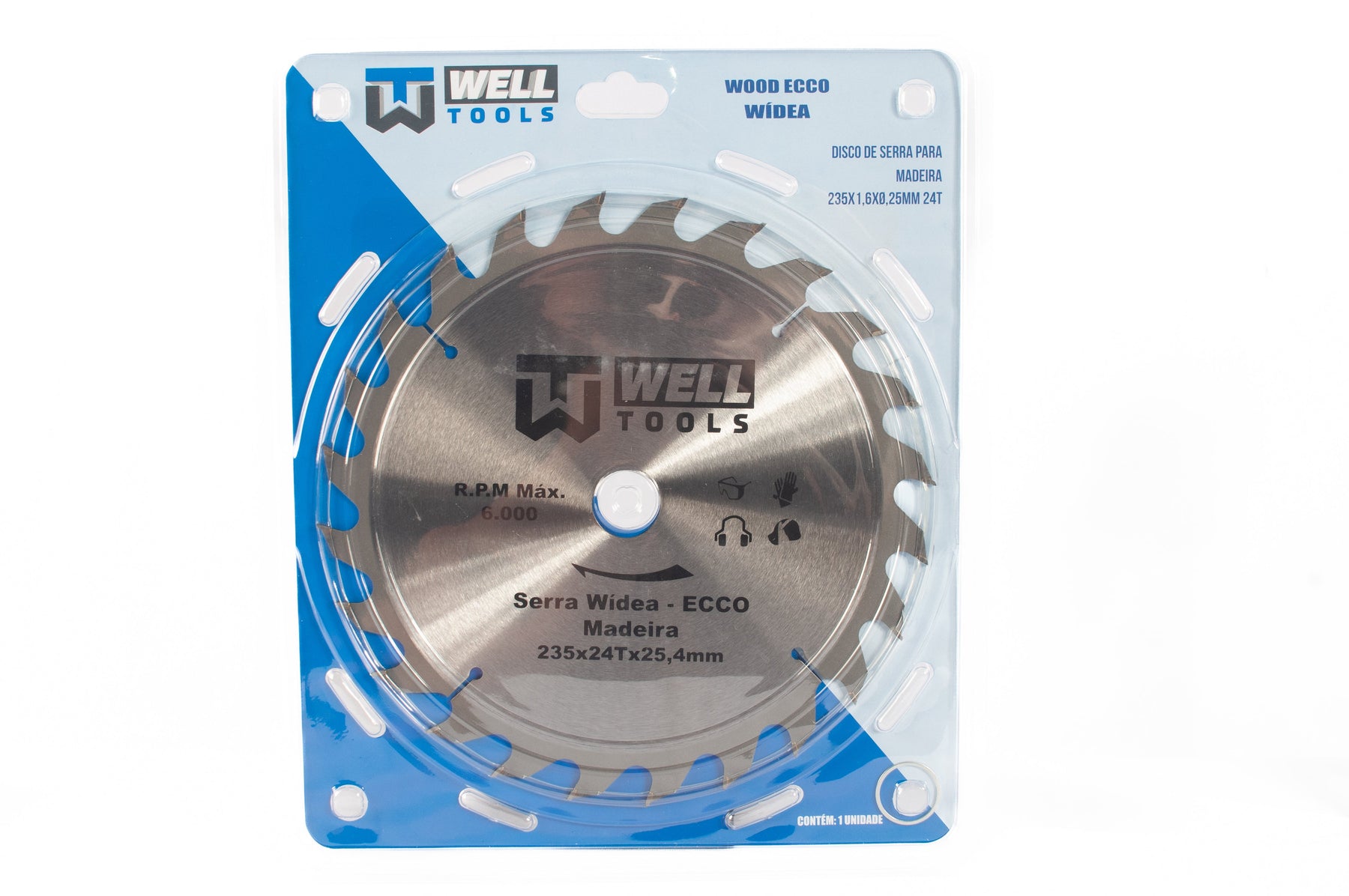 SERRA DE WIDEA PARA MADEIRA 235X24TX25,4mm LINHA ECCO