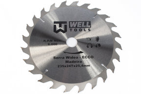 SERRA DE WIDEA PARA MADEIRA 235X24TX25,4mm LINHA ECCO