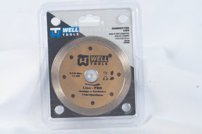 DISCO DE CORTE DIAMANTADO LISO 110X10X20mm LINHA PRO PARA AZULEJO E CERÂMICA