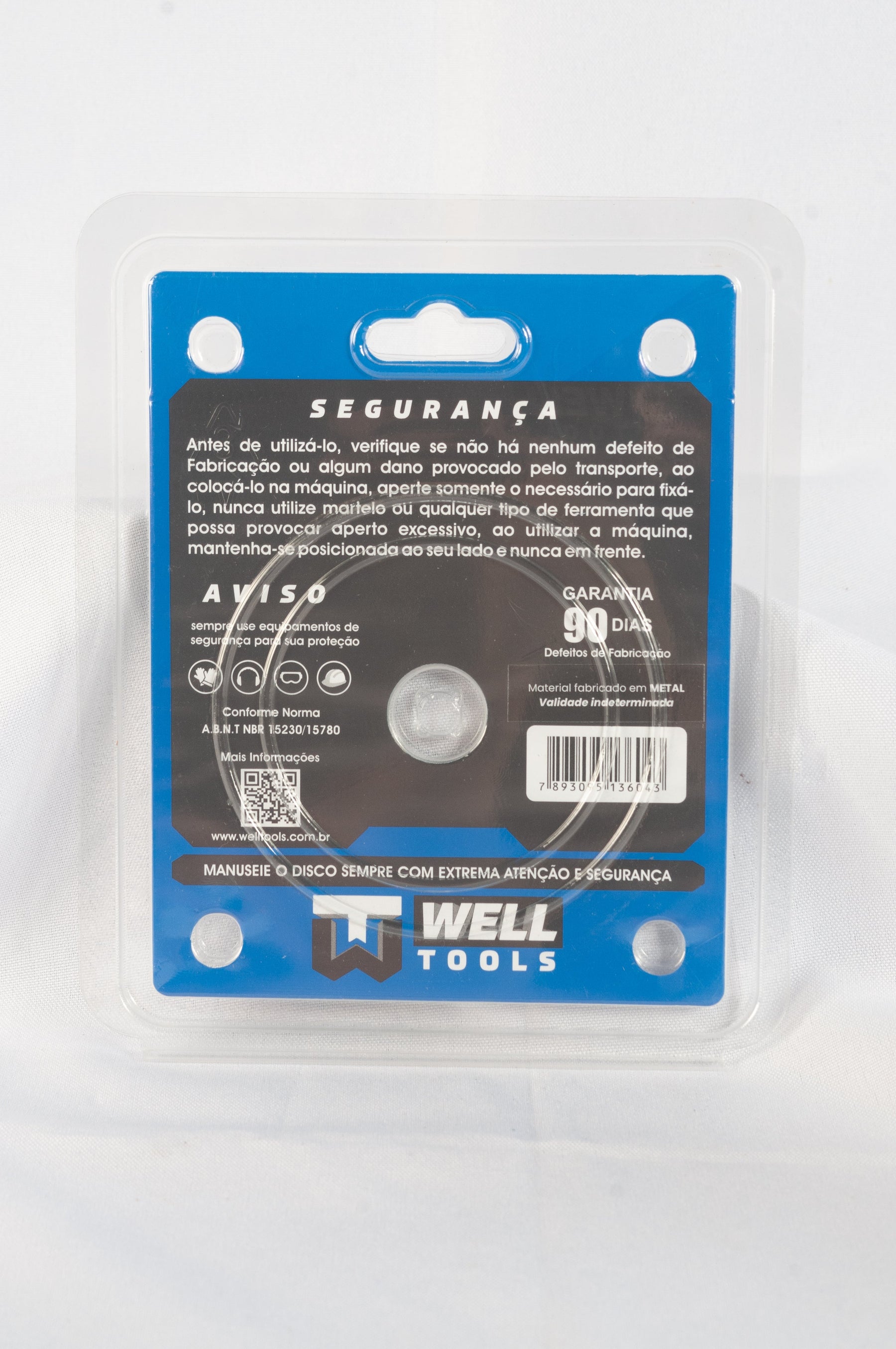 DISCO DE CORTE DIAMANTADO LISO 110X8X20mm LINHA ECCO PARA AZULEJO E CERÂMICA