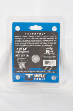 DISCO DE CORTE DIAMANTADO LISO 110X8X20mm LINHA ECCO PARA AZULEJO E CERÂMICA