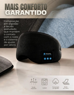 Tapa Olho Máscara com Fone De Ouvido Bluetooth - Well Tools®