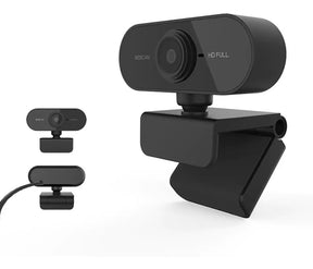 Webcam Full HD 1080p 2MP USB com Microfone Embutido - Well Tools®