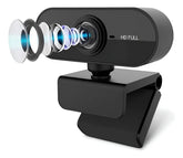 Webcam Full HD 1080p 2MP USB com Microfone Embutido - Well Tools®