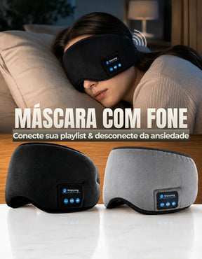 Tapa Olho Máscara com Fone De Ouvido Bluetooth - Well Tools®