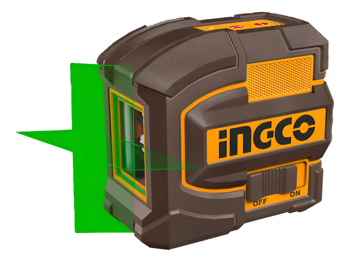 Nivel Laser 35 Metros Verde Profissional Ingco