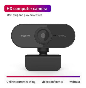 Webcam Full HD 1080p 2MP USB com Microfone Embutido - Well Tools®
