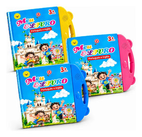 Livro Interativo Infantil com Som e Toque – Aprendizagem Bilíngue Português/Inglês Multitemas – Well Tools®
