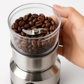 Moedor De Café Grãos 8 Lâminas Triturador Aço Inox Elétrico - Well Tools®