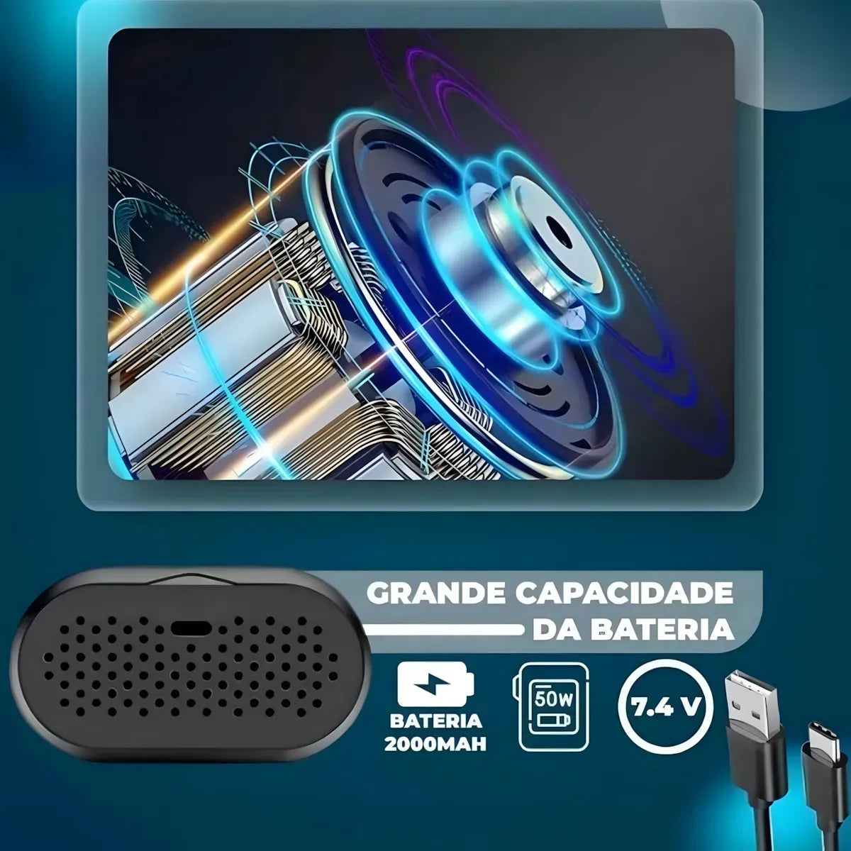 Mini Compressor de Ar Portátil com Calibrador Automático para Pneus e Infláveis -  Well Tools®