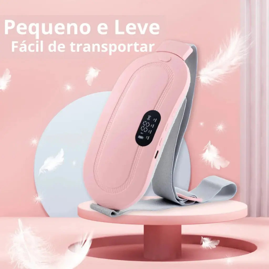 Cinta Térmica para Cólica Menstrual com Massagem e Aquecimento USB - Well Tools®