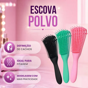Kit 5 Escovas Cabelo + Touca de Cetim - Well Tools®