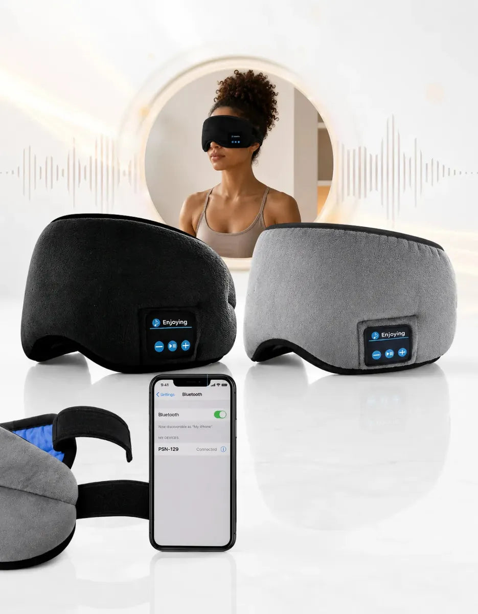 Tapa Olho Máscara com Fone De Ouvido Bluetooth - Well Tools®