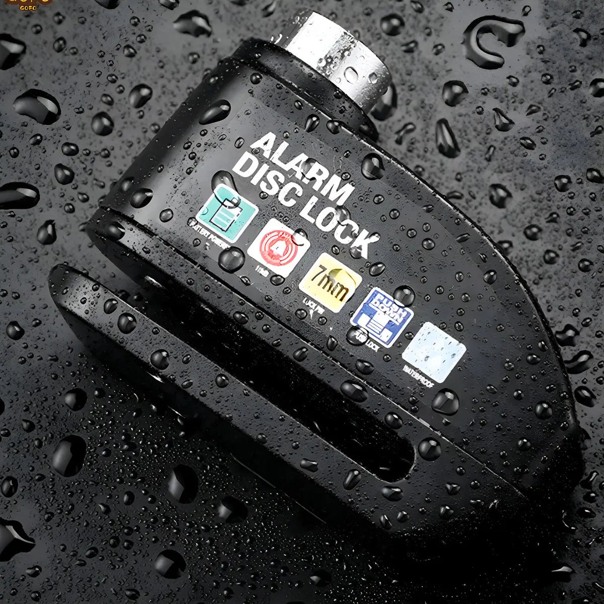 Trava de Disco Antifurto com Alarme 110dB em Alumínio à Prova d'Água para Moto e Bike – Well Tools®