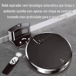 ASPIRADOR ROBÔ INTELIGENTE 3 EM 1 – VARRE, ASPIRA E PASSA PANO - WELL TOOLS®